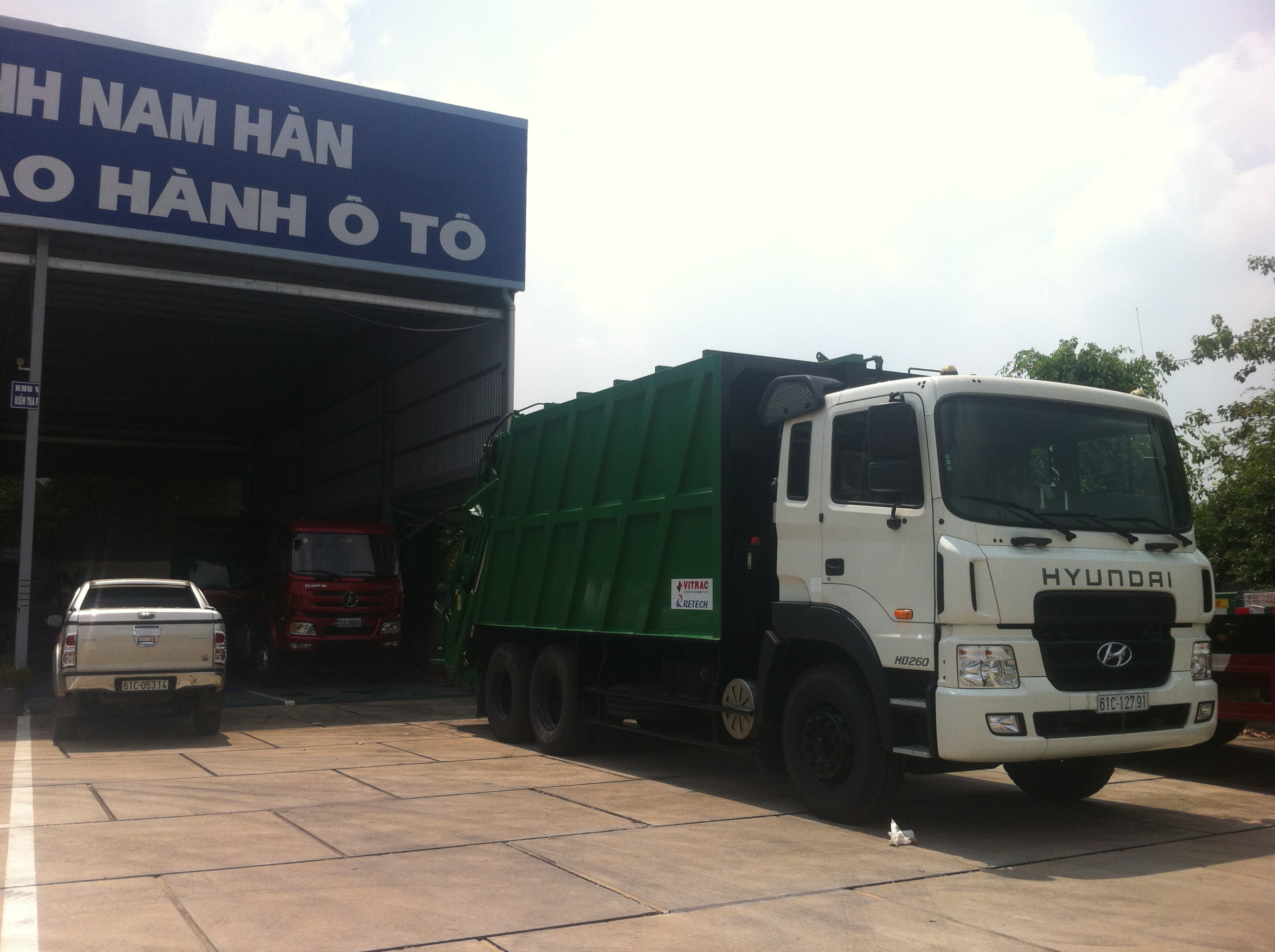 Xe ép rác - Công ty TNHH Nam Hàn